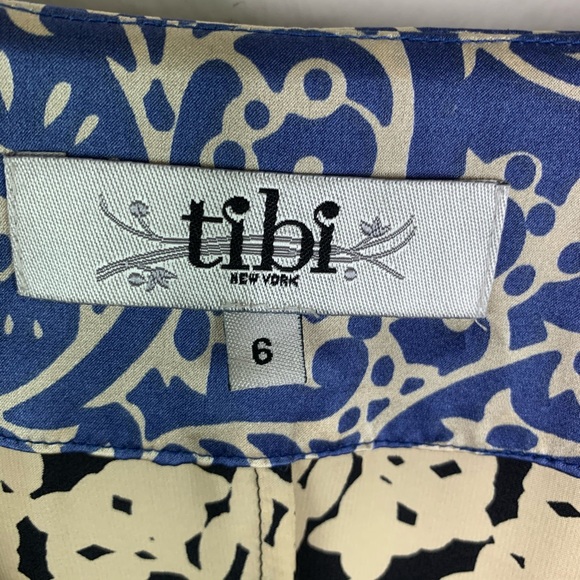 Tibi Silk Kimono Floral Midi Dress G11 - Picture 8 of 8